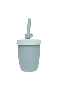 Elephant Kids Silicone Cup with Straw