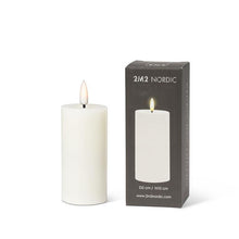 Load image into Gallery viewer, Sand Luxlite Small Pillar Candle