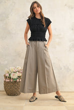Load image into Gallery viewer, Black Sophie Smocking Detail Top