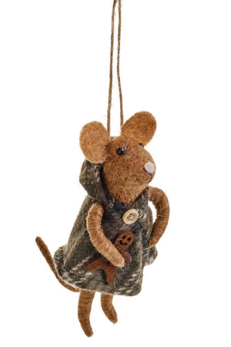 Gingerbread Mouse Ornament