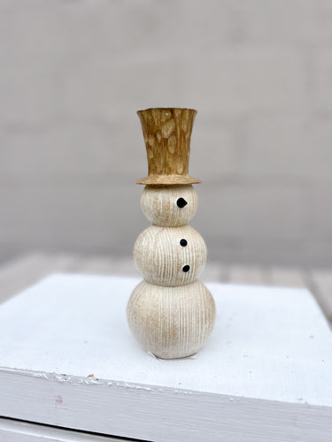 Holiday Snowman Figurine