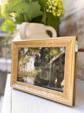 Load image into Gallery viewer, Vintage House Artwork | Soft Gold Detail Frame