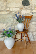 Load image into Gallery viewer, Tapered Off-White Terracotta Vase
