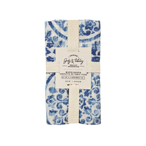 Medallion Napkins Linen Blend