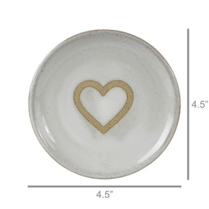 Neutral Heart Plate