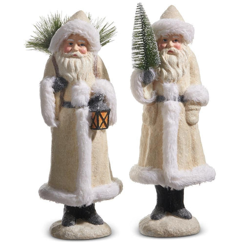 Oversized Ivory Old World Santa