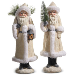 Oversized Ivory Old World Santa