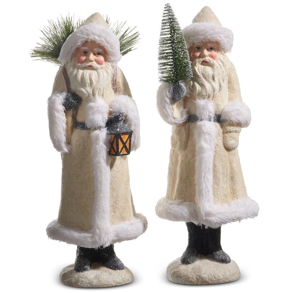 Oversized Ivory Old World Santa