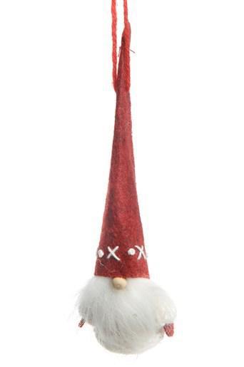 Mini Scandi Santa Ornament