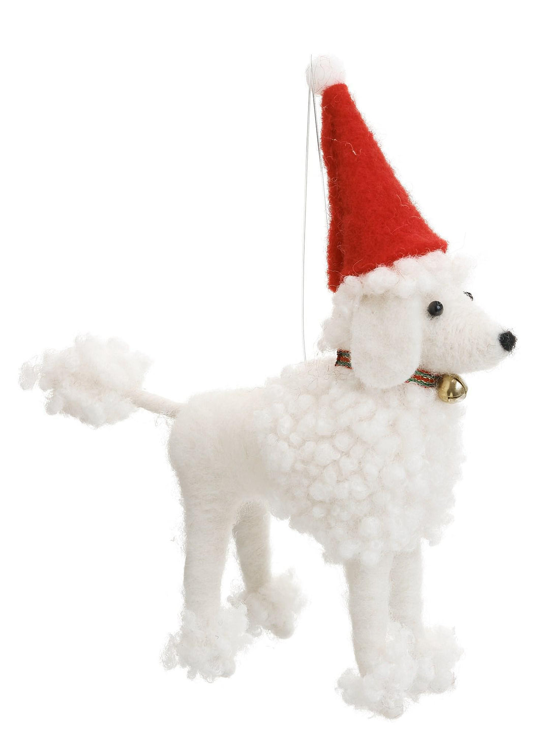 Holiday Poodle Ornament