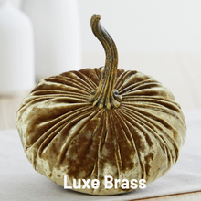 Load image into Gallery viewer, Handmade Velvet Pumpkins- Assorted Colours