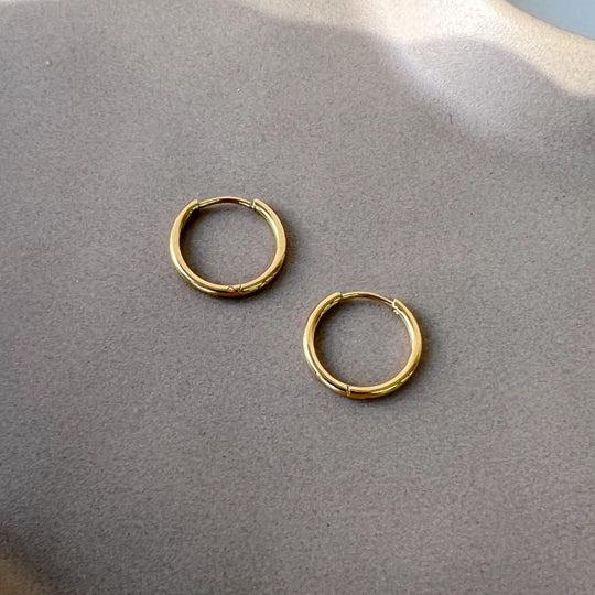 Gold Little Hoops