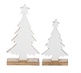 White Enamel Trees