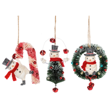 Load image into Gallery viewer, Whimsical Snowman Holiday Ornaments