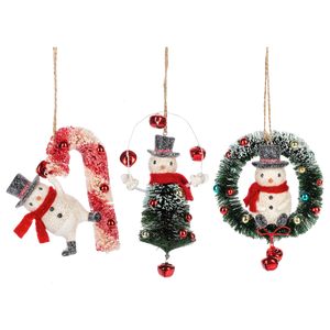 Whimsical Snowman Holiday Ornaments