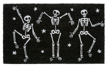 Load image into Gallery viewer, Black &amp; White Skeleton Doormat *in store pickup only