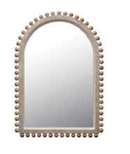Load image into Gallery viewer, Wood Ball Arched Mirror *in store pickup only)