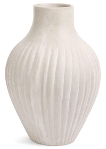 Natural Fluted Vase