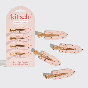 Cherry Print Creaseless Clips Set