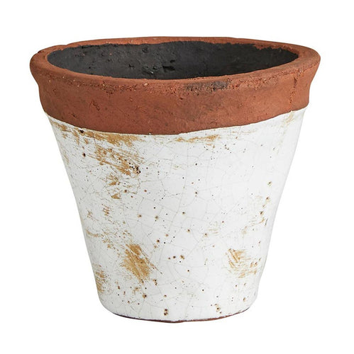 Large Planter with Distressed Finish