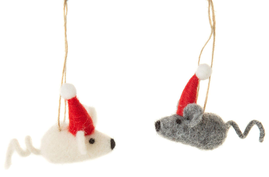 Santa Hat Mice