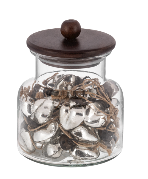 Mini Silver Heart Ornament