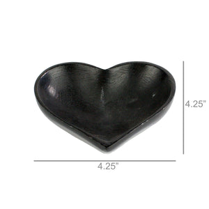 Soapstone Black Heart