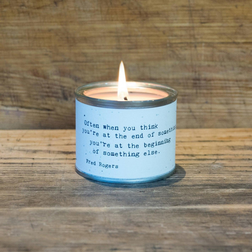 End of Something Candle