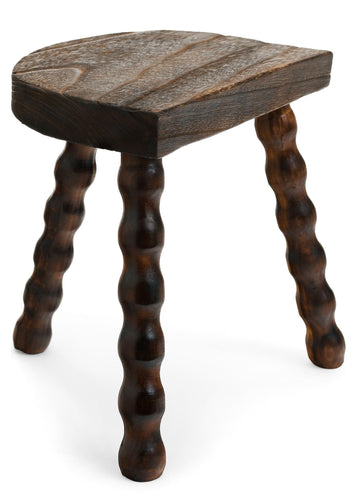 Brown Bobbin Stool *in store pickup only