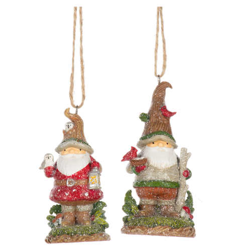 Woodland Gnome Ornaments