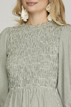 Load image into Gallery viewer, Sadie Olive Striped Dress