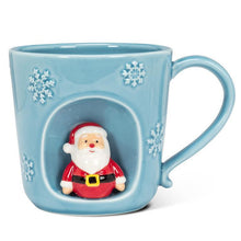 Load image into Gallery viewer, Santa Snowflake Mug