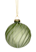 Load image into Gallery viewer, Textured Swirl Ball Ornaments