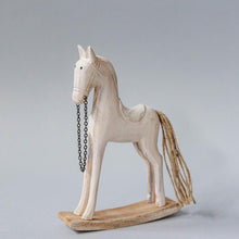 Load image into Gallery viewer, Wooden Rocking Horse