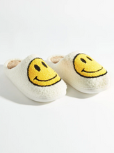 Load image into Gallery viewer, Yellow Smiley Slippers