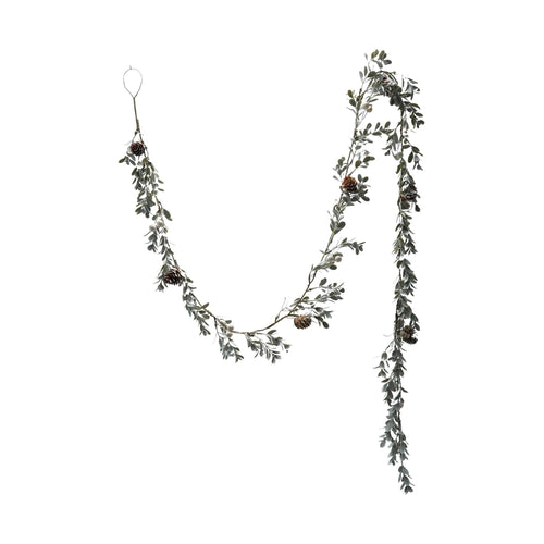 Boxwood & Pinecone Garland