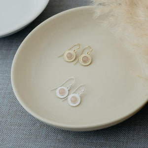 Lila Rose Quartz Earrings