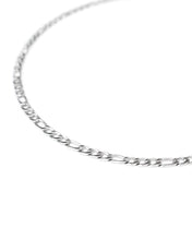 Load image into Gallery viewer, Silver Large Figaro Chain Necklace