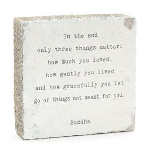 In the End (Buddha) Art Block