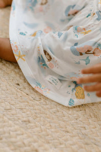 Mermaids Short Sleeve Bodysuit Dress