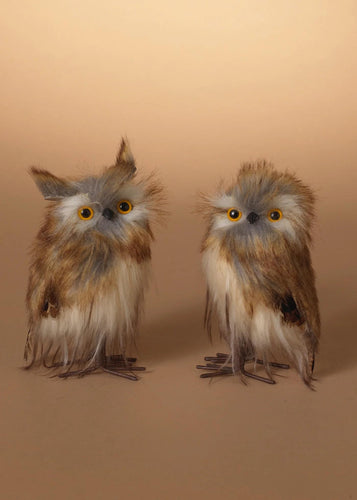 Brown Owl Figurine