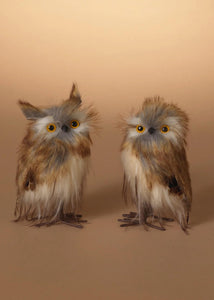 Brown Owl Figurine