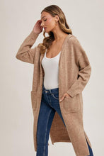 Load image into Gallery viewer, Latte Willow Hoodie Cardigan