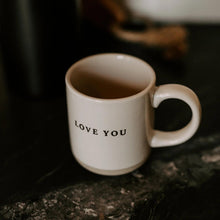 Load image into Gallery viewer, Love You Stoneware Mug