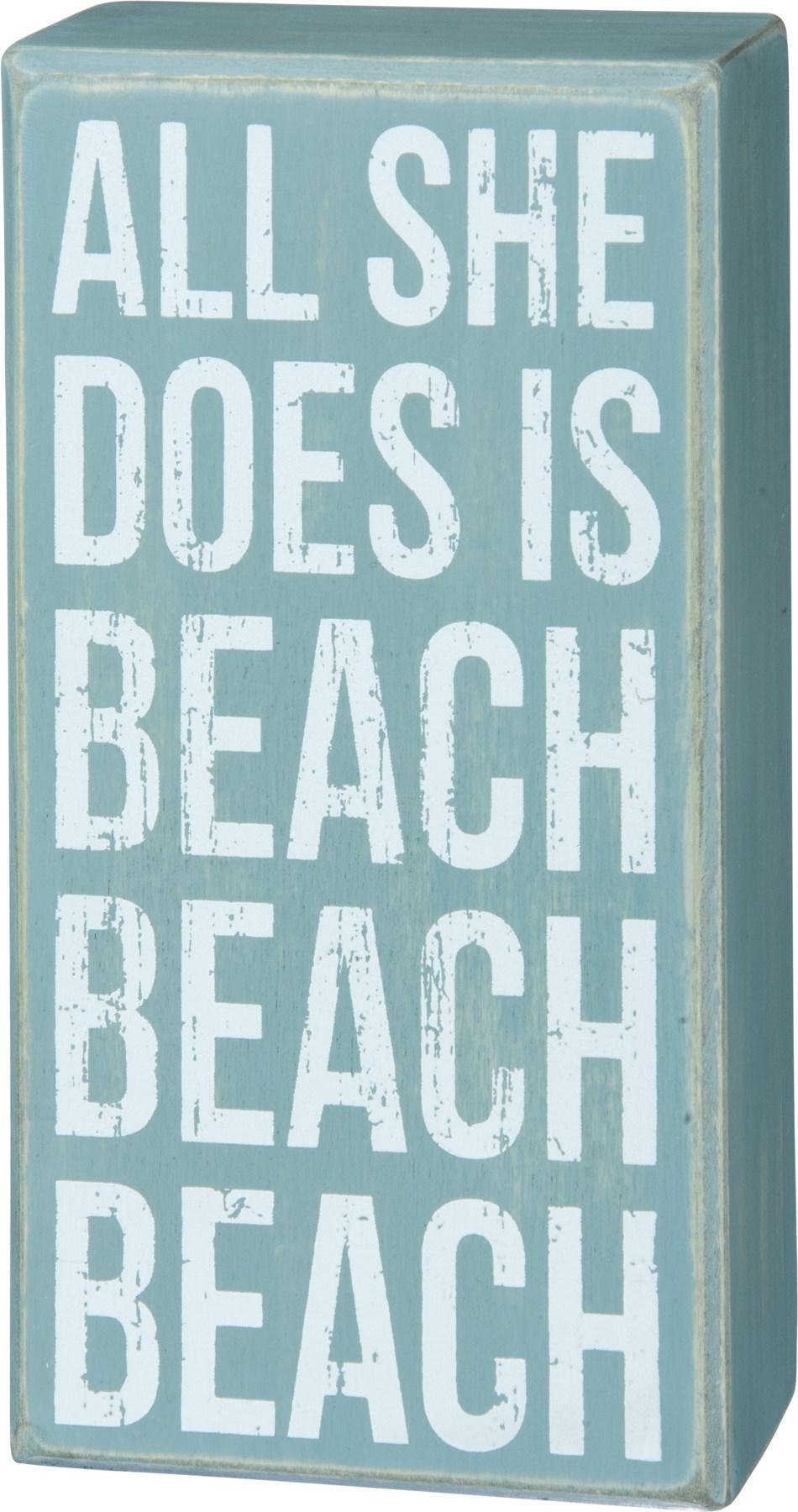Beach Beach Beach Sign