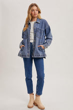 Load image into Gallery viewer, Asher Blue Denim Jacket