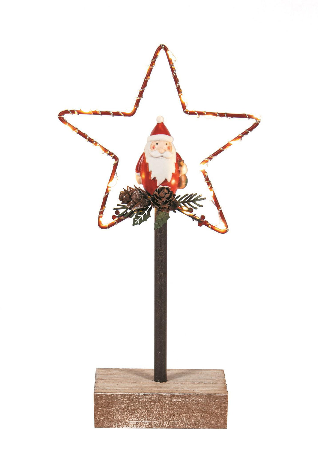 LED Standing Santa Star