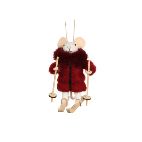 Tahoe Felt Mouse Ornament