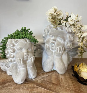 Cement Little Angel Planter