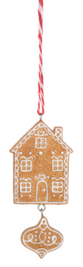 Gingerbread House Cookie Ornament